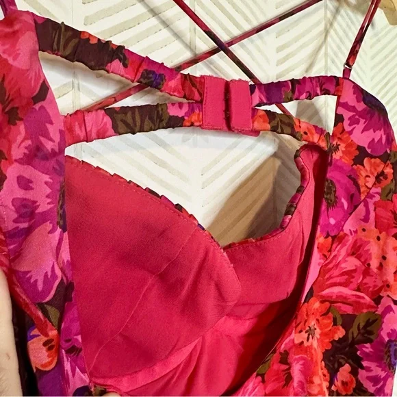 ๐ For Love And Lemons Pink Wendy Mini Dress - Picture 6 of 8